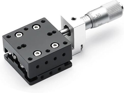 Motorized Rotary Positioning Stage X 40 * 40mm LGX40-R LX40-C LX40-L Knob Micrometer Sliding Stage Guide Rail Type Platform Manual Displacement Sliding Table(LX40-C) in Saudi Arabia