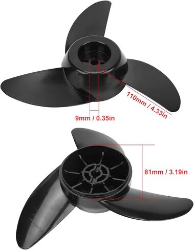 طقم المروحة الخارجية الكهربائية، 3 شفرات 28 رطل 36 رطل 46 رطل استبدال طقم المروحة الخارجية in Kuwait
