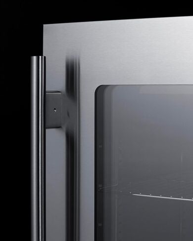 Summit Appliance عمق ضحل 15 بوصة. مبرد نبيذ 23 زجاجة أو 40 علبة مشروبات من الفولاذ المقاوم للصدأ - ASDG1521V1 in Kuwait