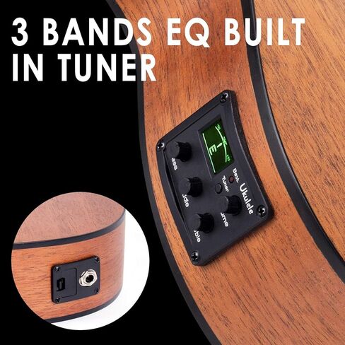 القيثارة الكهربائية ذات الرقبة المزدوجة من Kmise، 4 و8 أوتار، الماهوجني، احترافية، فريدة من نوعها، غراب رأس مزدوج الرقبة مع حقيبة أزعج (رقبة مزدوجة) in Kuwait