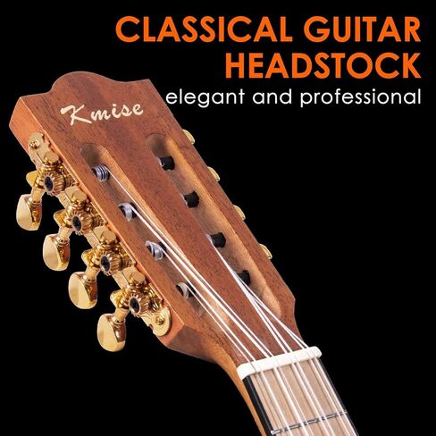 القيثارة الكهربائية ذات الرقبة المزدوجة من Kmise، 4 و8 أوتار، الماهوجني، احترافية، فريدة من نوعها، غراب رأس مزدوج الرقبة مع حقيبة أزعج (رقبة مزدوجة) in Kuwait