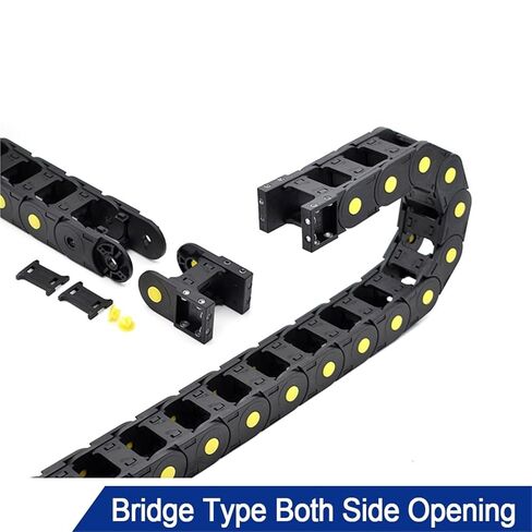 Cable Chains Bridge Type Both Side Opening 20x50 20x77 25x38 25x60 25x75 25x100mm Plastic Towline Transmission(55mm,20x50mm) in Saudi Arabia
