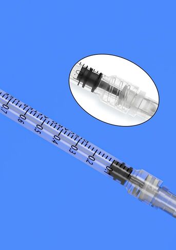 1ml Syringes with 27G 1/2 inch Needle , 1cc Luer Lock Disposable Syringes for Scientific Labs and Industrial Dispensing,Individually Wrapped, 20 Pack in Saudi Arabia