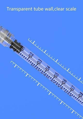 1ml Syringes with 27G 1/2 inch Needle , 1cc Luer Lock Disposable Syringes for Scientific Labs and Industrial Dispensing,Individually Wrapped, 20 Pack in Saudi Arabia