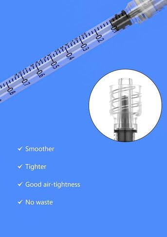1ml Syringes with 27G 1/2 inch Needle , 1cc Luer Lock Disposable Syringes for Scientific Labs and Industrial Dispensing,Individually Wrapped, 20 Pack in Saudi Arabia