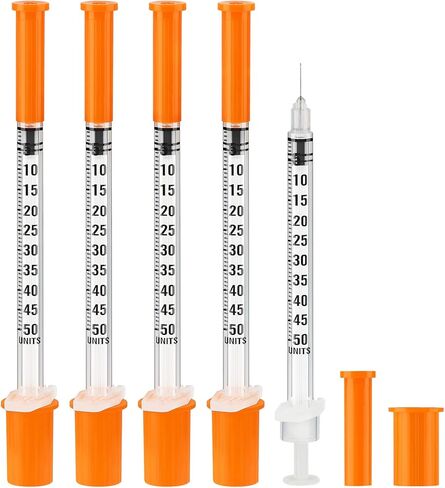 100 عبوة 0.5 مل/سم مكعب 31 جرام 5/16 بوصة، محاقن مختبرية، عبوة فردية in Kuwait