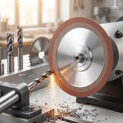 Diamond Grinding Wheel for Alloy and Tungsten Steel, 125mm x 10mm x 32mm x 8mm, Resin Abrasive in Saudi Arabia