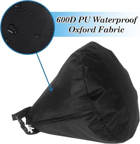 Klmnop Boat Propeller Cover, Waterproof Heavy Duty 600D Oxford Fabric Protective Cover for Outboard Marine Motor Propeller,Fits for Propeller 12"-15" OD in Saudi Arabia