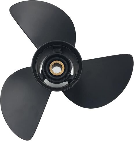 Max Motosports Aluminum Propeller fit Johnson Evinrude 45 to140 HP 2411-133-17 13-1/4x17 Prop 13.25x17 Pitch in Saudi Arabia