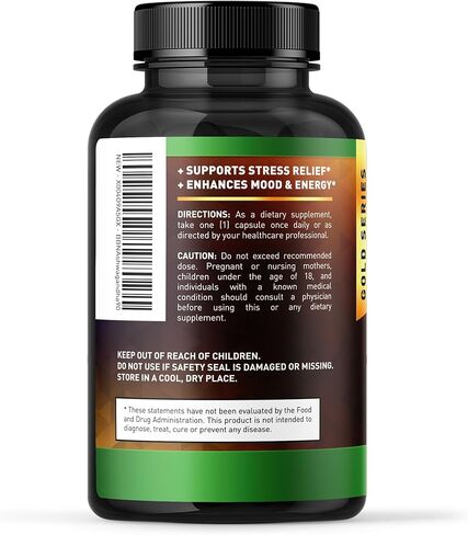 Built by Nature Ashwagandha Supplement – Extra Strength Ashwagandha Capsules 600mg – Standardized 2.5% Withanolides – Ashwagandha for Men & Women – Stress, Mood & Energy Support – 90 Capsules in Saudi Arabia