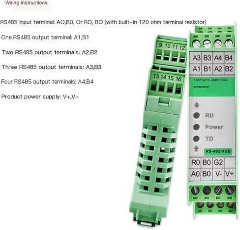 485 Isolation Module Isolator Signal Communication photoelectric RS485 Digital Serial Port(One in one Out) in Saudi Arabia