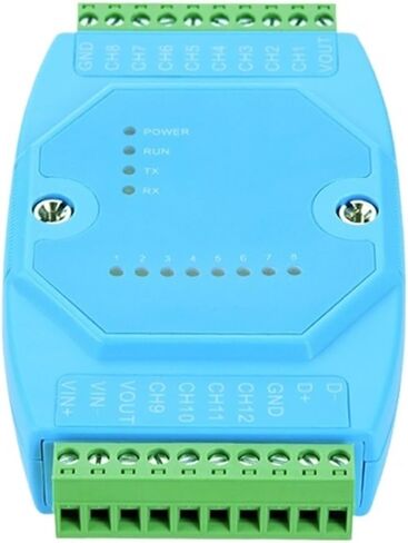 Analog Signal Isolation Collector Conversion Module 4-20mA current/0-5V/10V Voltage RS485 Output(8 Channel Analog to 485) in Saudi Arabia