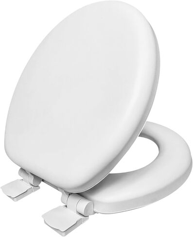 مقعد المرحاض الملحور بالضخمة ، ومقعد Easy-Plean & Change ، وحزمة واحدة ممدودة ، بيضاء in Kuwait