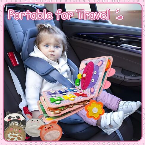 كتاب مزدحم للأطفال الصغار 1-3 ، وشعر بالهدوء مشغول للأطفال الصغار ، ومونتيسوري في مرحلة ما قبل المدرسة الأنشطة التعليمية للعبة هدية للأطفال in Kuwait