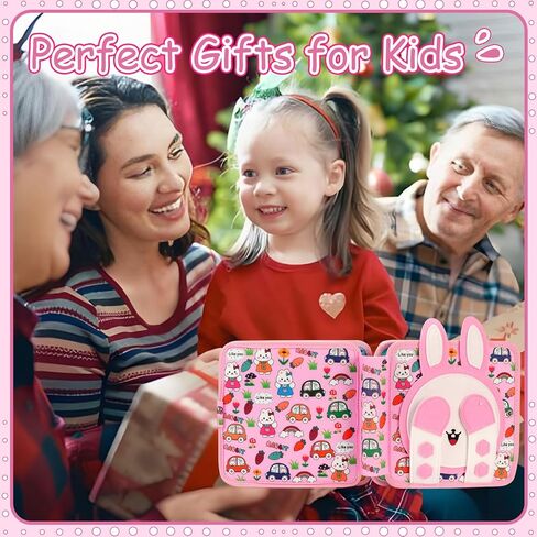 كتاب مزدحم للأطفال الصغار 1-3 ، وشعر بالهدوء مشغول للأطفال الصغار ، ومونتيسوري في مرحلة ما قبل المدرسة الأنشطة التعليمية للعبة هدية للأطفال in Kuwait