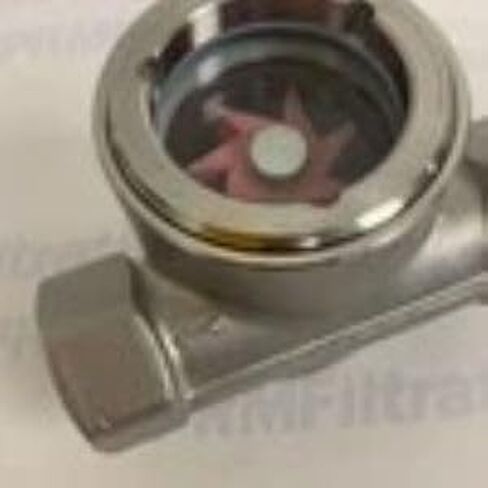 مؤشر تدفق البصر PRM، 2 بوصة FNPT، هيكل من الفولاذ المقاوم للصدأ 316، ختم PTFE ودافع أحمر، أقصى ضغط 232 رطل لكل بوصة مربعة، أقصى درجة حرارة 212 درجة فهرنهايت، مراقب تدفق السائل البصري لأنظمة الأنابيب الصناعية in Kuwait