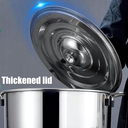 Stainless Steel Pasta Cooker Pot with Colander Set - 2/3/4 Holes, Lid, Suitable for Gas & Induction Stoves, Commercial Soup Pot in Kuwait