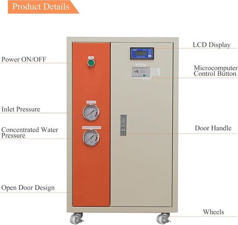 معدات المياه فائقة النقاء لمختبر هانشن، معدات المياه منزوعة الأيونات المعملية، آلة المياه منزوعة الأيونات مع شاشة عرض المقاومة (15 لتر/ساعة) in Kuwait