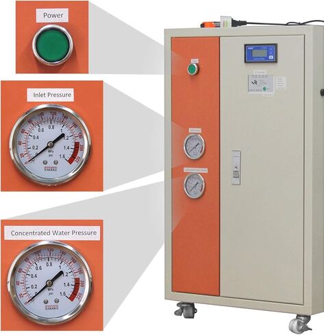 معدات المياه فائقة النقاء لمختبر هانشن، معدات المياه منزوعة الأيونات المعملية، آلة المياه منزوعة الأيونات مع شاشة عرض المقاومة (15 لتر/ساعة) in Kuwait