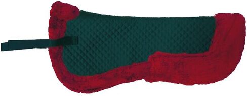 Faux Fur Trim Half Pad for Pony English Riding Saddle Correction in Kuwait