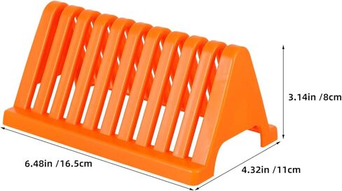 Holibanna 4pcs Laboratory Slide Drying Rack: Glass Staining Slide Tray - Triangular Drain Shelf - Speeds Up Sample Drying for Cultures and Cell Observations in Saudi Arabia