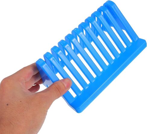 Holibanna 4pcs Laboratory Slide Drying Rack: Glass Staining Slide Tray - Triangular Drain Shelf - Speeds Up Sample Drying for Cultures and Cell Observations in Saudi Arabia