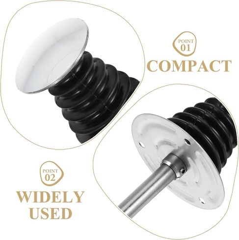 رافعة قفل باب التخزين البارد من Holibanna بمقبض ستانلس 10 سم لأبواب الفريزر والفرن حتى سمك 10 سم in Kuwait