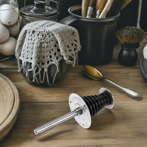 رافعة قفل باب التخزين البارد من Holibanna بمقبض ستانلس 10 سم لأبواب الفريزر والفرن حتى سمك 10 سم in Kuwait