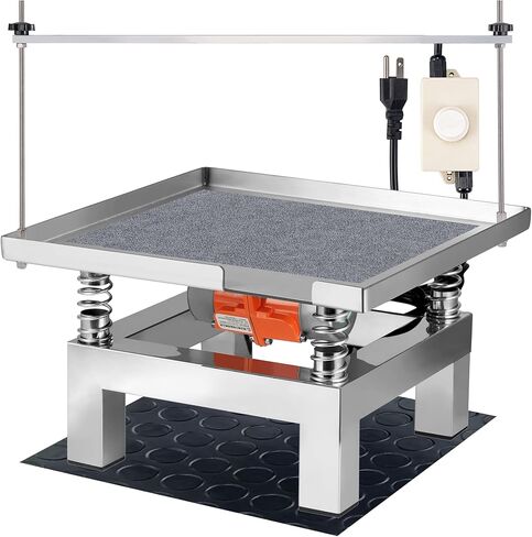 Concrete Vibration Table, Speed Controller, 13.78inch x 13.78inch Stainless Steel, Vibrating Test Bench, Concrete Vibrating Tool in Kuwait