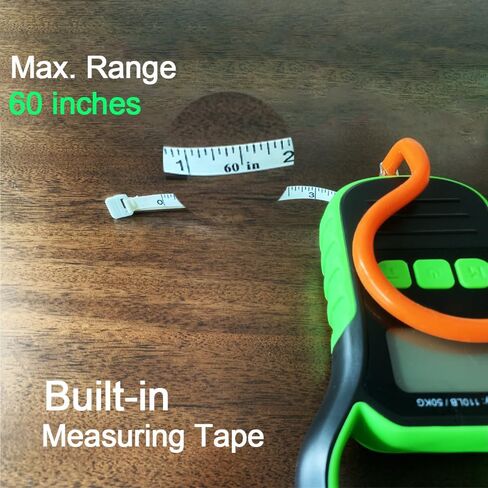 ميزان الدراجة، 50 كجم / 110 رطل، ميزان رقمي مع خطاف تعليق مزدوج، يقيس بالكيلو جرام، رطل، أونصة، احترافي لوزن الدراجات والإطارات والمكونات in Kuwait