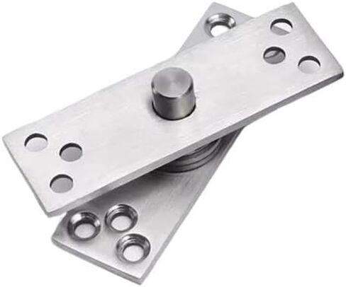 Industrial Steel Concealed Hinge 360 Degree Pivoting Hinge Invisible Door Hinge Simple Use for Versatile Door Application(1 PC-Silver) in Saudi Arabia