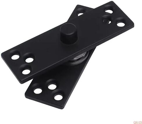 Industrial Steel Concealed Hinge 360 Degree Pivoting Hinge Invisible Door Hinge Simple Use for Versatile Door Application(1 PC-Silver) in Saudi Arabia