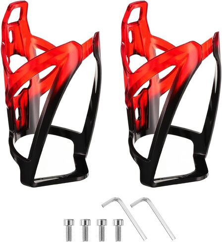 HARFINGTON Bike Water Bottle Holder PC Universal Bicycle Bottle Cages Ultralight Cycling Hydration Brackets with Screws for Gravel in Saudi Arabia