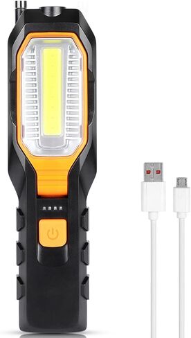 Rechargeable COB Work Light USB Adjustable LED Work Lamp with Magnetic Hook for Repair in Saudi Arabia
