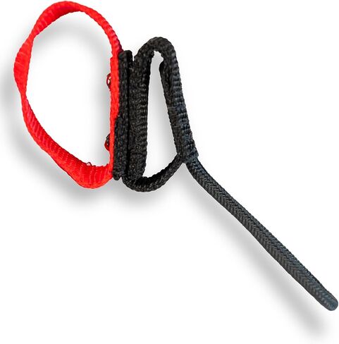 Nunn Finer Rapid Release Cross Tie - Red Horse Safety Tie with Quick Handler Release - 18" Control Length, Nylon Webbing, Easy Install for Trailer or Barn in Kuwait