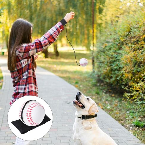 4PCS Wrist Ball on String, Rebound Ball with Strap for Baseball Team Gifts, Baseball Party Favors, Wrist Exercise Fun Outdoor Activity for Adults in Saudi Arabia
