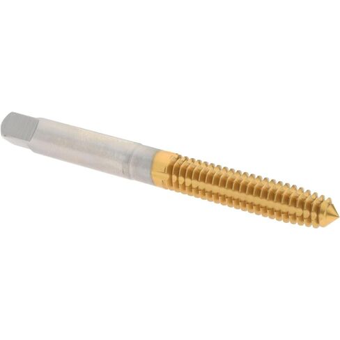 Hertel Thread Forming Tap, 1/4-20 UNC, Plug Chamfer, High-Speed Steel, Titanium Nitride Finish, 1" Thread Length, 2-1/2" OAL, H4 in Saudi Arabia