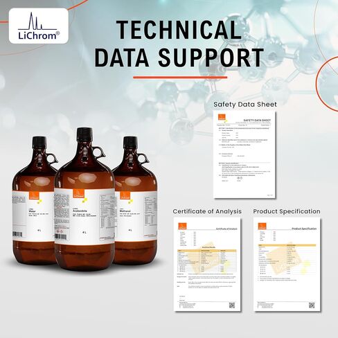 HPLC Mobile Phase Combo Offer LiChrom - 04, Case of 1X4L Acetonitrile HPLC, 2X4L Methanol HPLC and 1X4L Water HPLC in Saudi Arabia