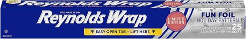 Reynolds Wrap Everyday Strength Aluminum Foil Roll, Freezer and Grill Safe, Great for Foil Packets and Home Cooking, 12 Inches Wide, 200 Total Sq. Ft. in Saudi Arabia