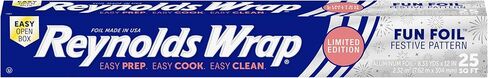 Reynolds Wrap Everyday Strength Aluminum Foil Roll, Freezer and Grill Safe, Great for Foil Packets and Home Cooking, 12 Inches Wide, 200 Total Sq. Ft. in Saudi Arabia