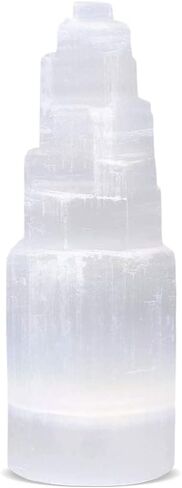 برج كريستال سيلينيت 15 سم، حجر تأمل ناطحة سحاب عالي الطاقة، كريستال علاجي لاسلكي 2-4 رطل. in Kuwait