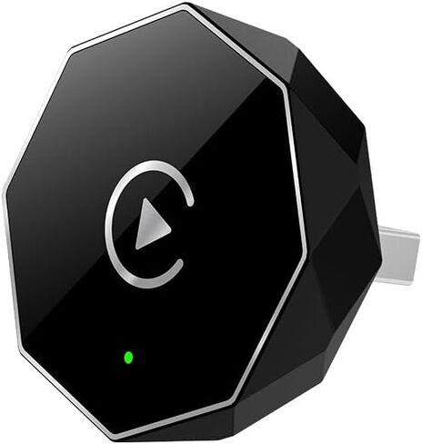 Wireless Carplay Adapter, Android Auto Adapter Carplay, Plug and Play Convert Wired to Wireless Supports Car Original Control in Kuwait