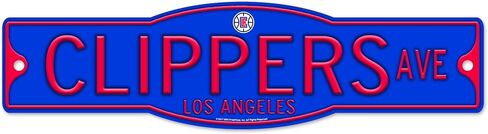 لافتة شارع بلاستيكية من WinCraft Los Angeles Clippers مقاس 4 × 17 بوصة NBA in Saudi Arabia