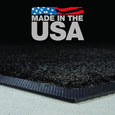 Consolidated Plastics Ultimate Mat - Made in USA, Commercial Grade Business Entrance Mats for High-Traffic Areas, Non-Slip Rubber Back (45" x 69", Black) in Saudi Arabia