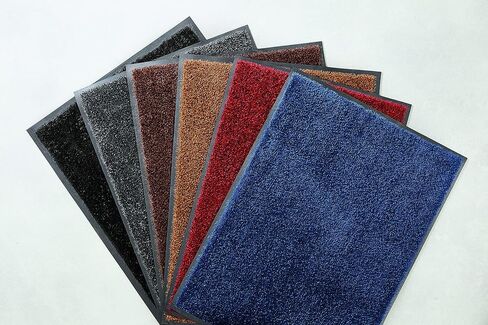 Consolidated Plastics Ultimate Mat - Made in USA, Commercial Grade Business Entrance Mats for High-Traffic Areas, Non-Slip Rubber Back (45" x 69", Black) in Saudi Arabia