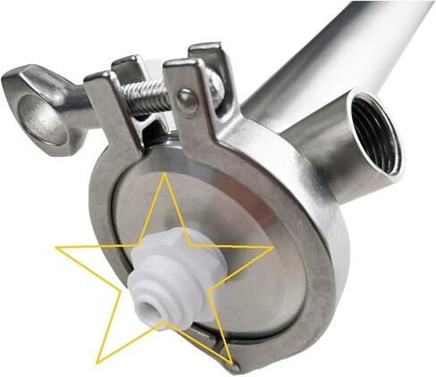 6.5mm temperature probe connector for craft beer uses threaded connector KL01939 for measuring temperature in Saudi Arabia