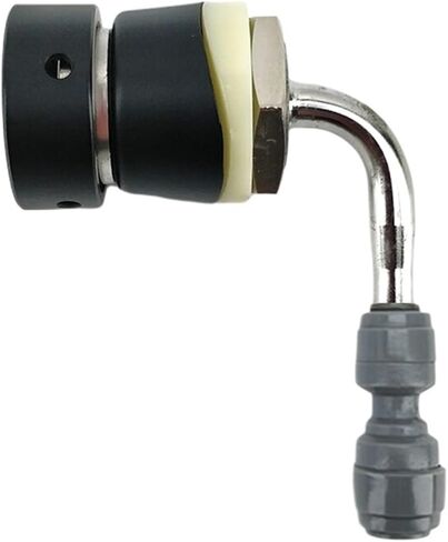 Black stainless steel quick-plug short tail faucet fittings KL20084 in Saudi Arabia