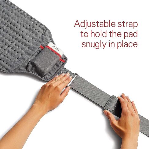 Sunbeam Cordless Rechargeable Heating Pad, Portable 9.5" x 12", Machine-Washable, Pain Relief for Back, Shoulder, Neck, and Period Cramp Pain Relief in Saudi Arabia