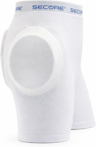 Secure Safety Solutions Hip Protectors for Elderly - Padded Shorts with Removable Tailbone Pad for Fall Injury Prevention, Fracture Protection - Low Profile Impact Absorption Underwear for Men & Women in Kuwait