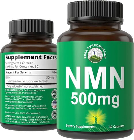 NMN Supplement Ultra High Strength Stabilized Nicotinamide Mononucleotide 500mg Per Capsule. 2 Capsules = 1,000mg of NMN. Boost NAD Levels. Healthy Aging NAD+ Supplements for Men and Women in Saudi Arabia